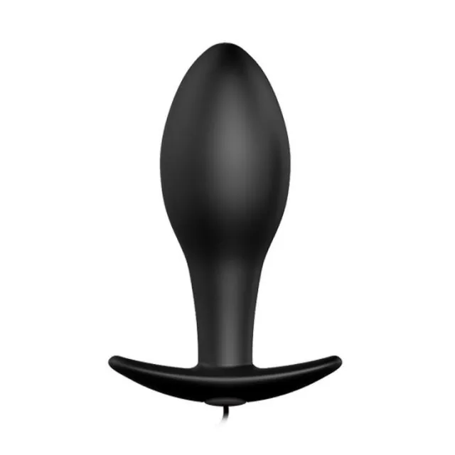Анальна пробка Pretty Love Vibrating Butt, 7,5 см (чорний)
