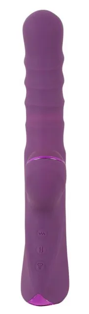 Вібратор-кролик Javida 3 Function Thrusting Thum, 23.7 см (фіолетовий)