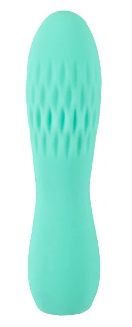 Вибратор Cuties Mini, 10,8 см (бирюзовый)