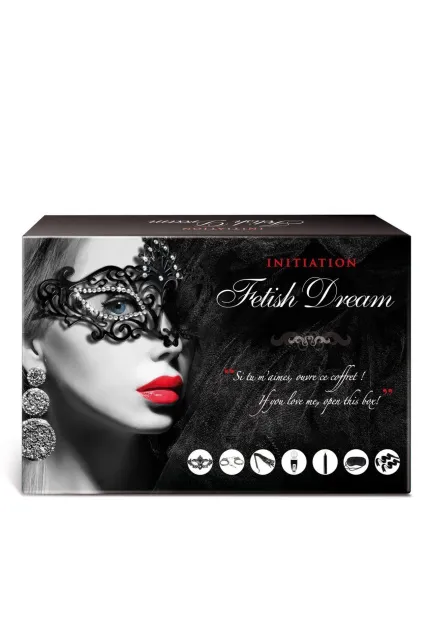 Набір для BDSM Sweet Caress Initiation, 7 предметів (чорний)