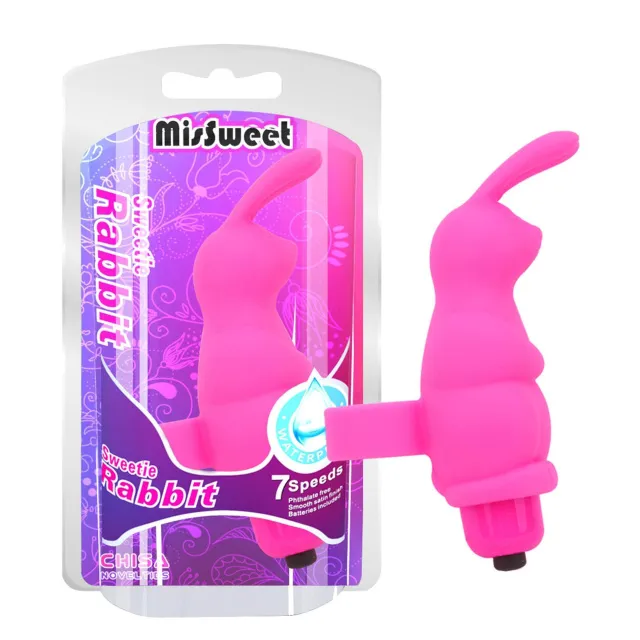 Вибратор MisSweet Sweetie Rabbit, 10 см (розовый)