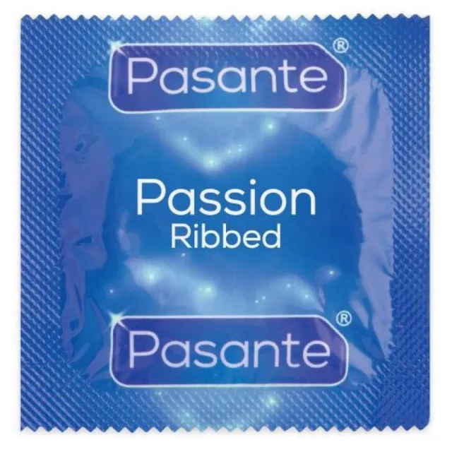 Презервативы Pasante Ribbed Passion, 3 шт