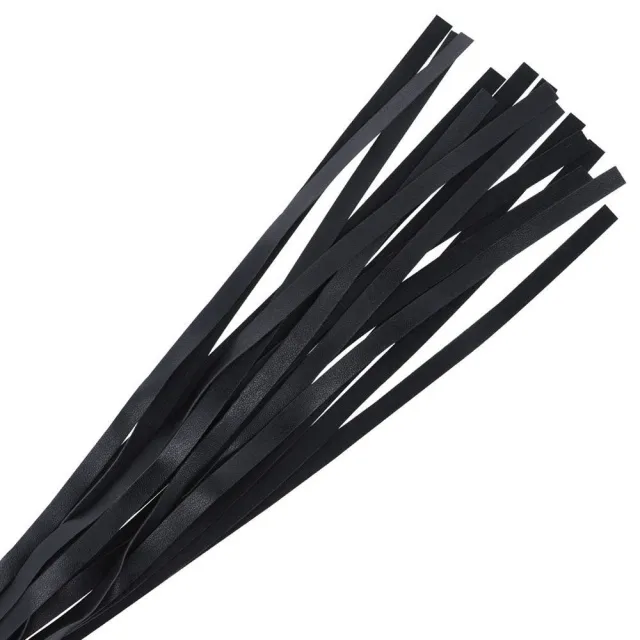 Darkness Black Flogger 45 cm - Pejcz, Czarny, 45 cm