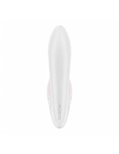 Вакуумний стимулятор клітора з вібраціє Satisfyer Supernova (білий)
