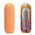 Pretty Love Venus-X Twin Balls - Masturbator, Pomarańczowy, 18 cm