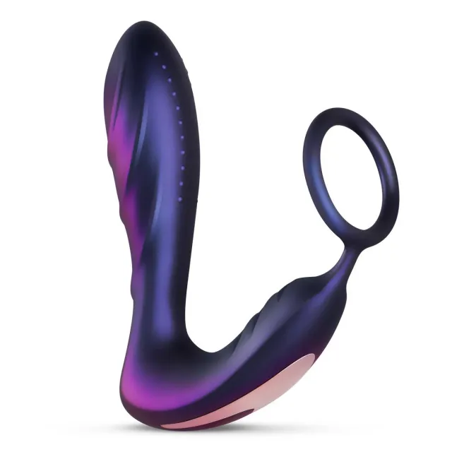 Стимулятор простаты Hueman Black Hole Anal Vibrator, 14,3 см (фиолетовый)