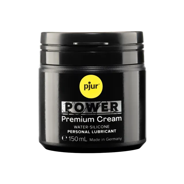 pjur Power Premium Cream - Lubrykant analny na bazie silikonu, Bezzapachowy, 150 ml