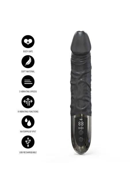 Вибратор Hidden Desire Anal Power, 24.5 см (черный)