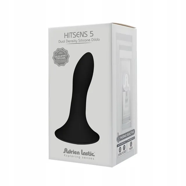 Фаллоимитатор Adrien Lastic Hitsens 5, 12.9 см (чёрный)