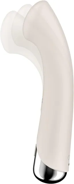 Вібратор Satisfyer Spinning G-Spot 1, 16,5 см (білий)