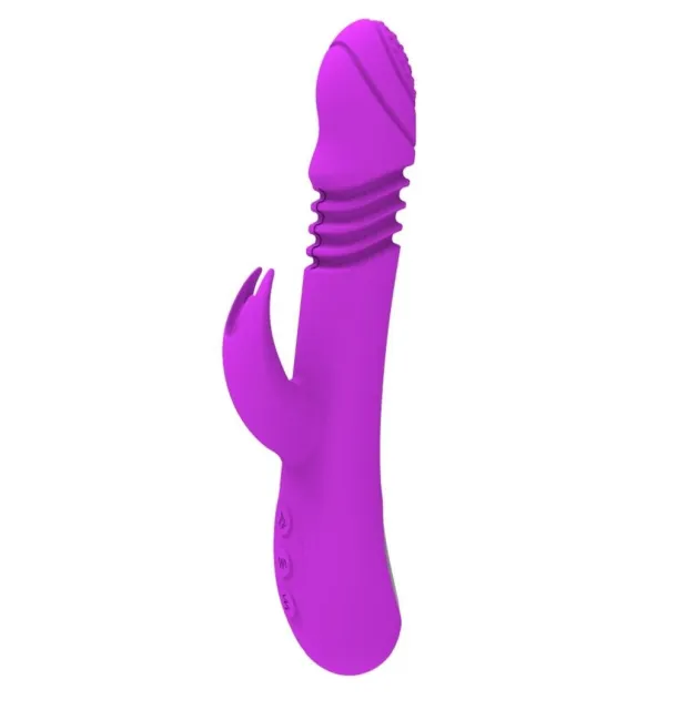 B - Series Power Ella - Wibrator królik, Fuksja, 23.5 cm