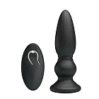 Mr. Play Vibrating Prostate Massager - Korek analny, Czarny, 12, 5 cm