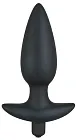 Black Velvets Orion Black Velvet - Korek analny z wibracjami, Czarny, 17 cm