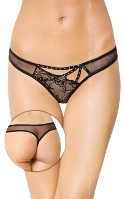 Трусики-стринги Softline Thongs 2441, M/L (черный)
