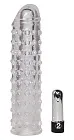 You2Toys Vibro Penis Sleeve - Nakładka na penisa, Przezroczysty, 16 cm