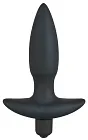 Анальная пробка с вибрацией Black Velvet S, 13 см (черный)