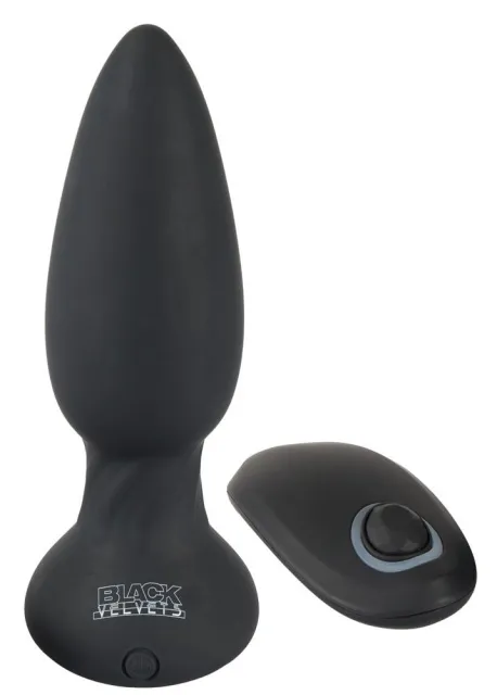 Анальная пробка Orion Black Velvets RC Shaking Plug, 14,2 см (черный)
