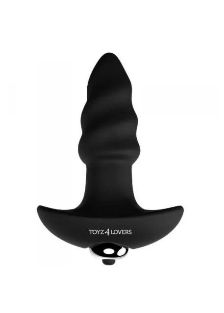 Анальный вибратор Elys Anal Bow Screw, 11.5 см (черный)