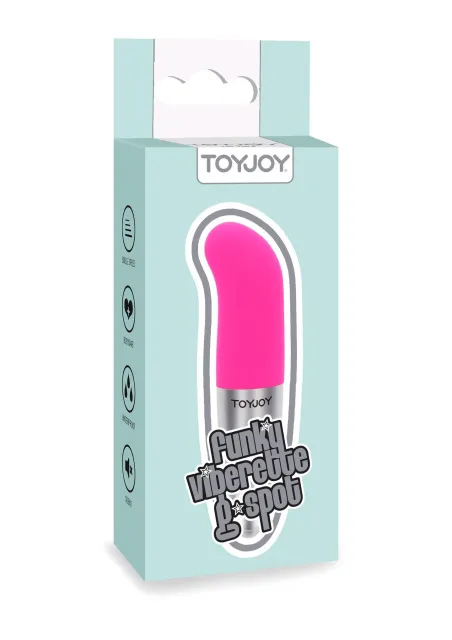 Міні-вібратор ToyJoy Viberette G-Spot, 12 см (фуксія)