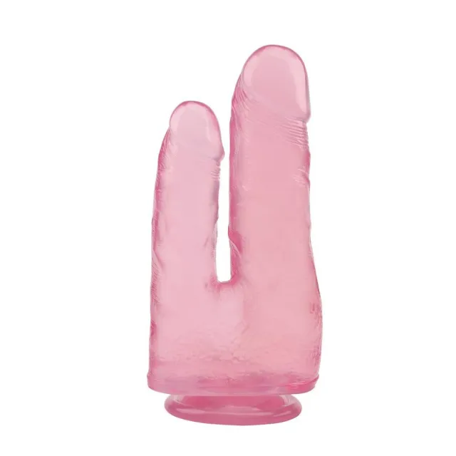 Двойной фаллоимитатор Hi-Rubber Born To Create Pleasure 7.9 Inch, 23 см (розовый)
