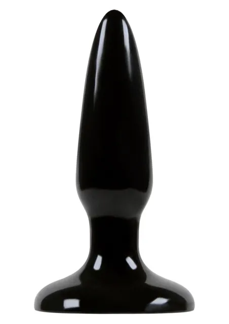 Анальна пробка Jelly Rancher Pleasure Plug Mini, 8,5 см (чорний)