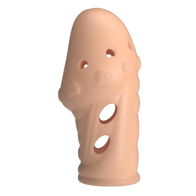 Pretty Love Penis Sleeve Booker - Nakładka na penisa, W kolorze cielistym, 8 cm
