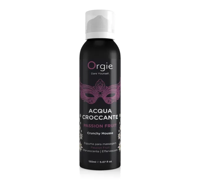 Orgie Acqua Crocante Passion Fruit - Pianka do masażu Оrgie, Przezroczysty, Marakuja, 150 ml