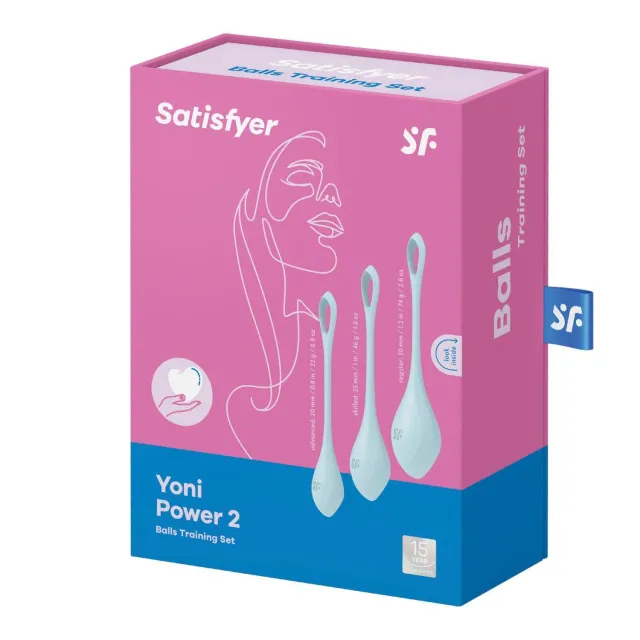 Вагінальні ширики Satisfyer Yoni Power 2, 13,5 см (блакитний)