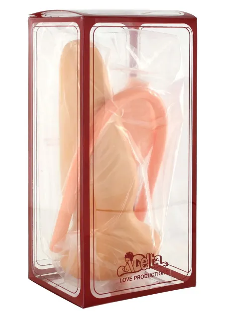 Анальна пробка Seven Creations Buttplug Plus Pump, 17 см (тілесний)