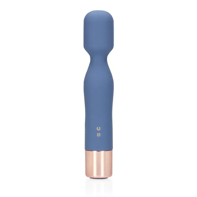 Вибратор Loveline Mini Wand, 14.3 см (синий)
