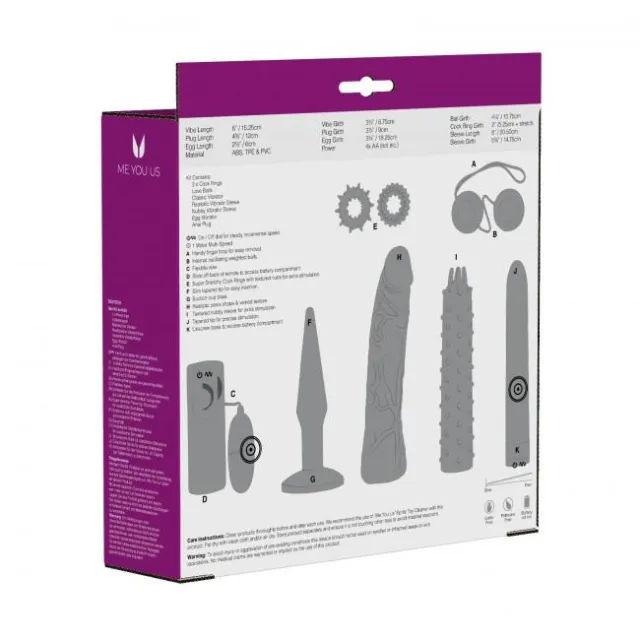Набір Me You Us Mystic Treasures Couples Kit (рожевий)