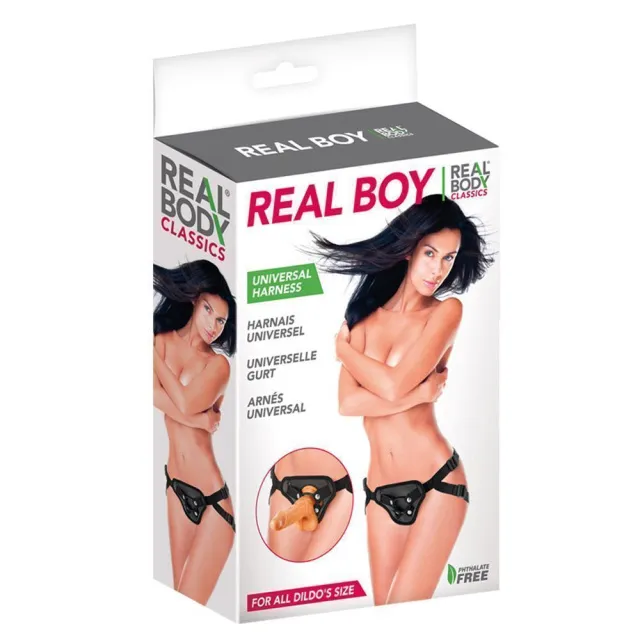 Трусики для страпона Real Body Universal Harness (черный)