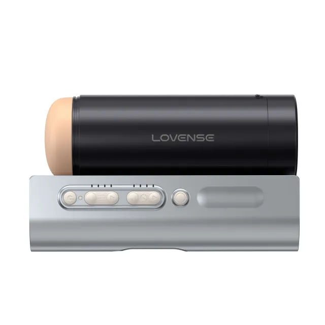 Lovense Solace Pro - Automatyczny masturbator z wibracją, Przezroczysty, 23.2 cm