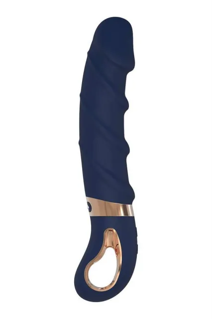 Реалистичный вибратор DreamToys Goddess Belenos, 23 см (синий)