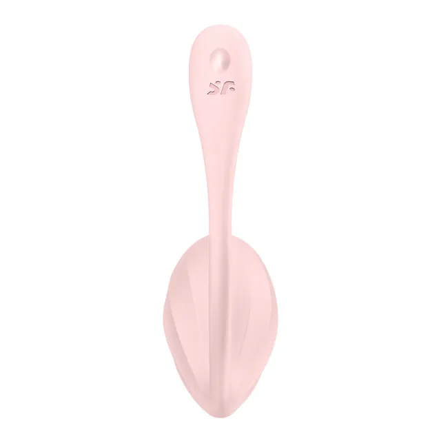 Виброяйцо Satisfyer Ribbed Petal, 23 см (розовый)