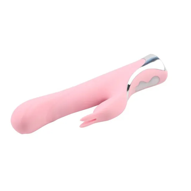 Вибратор-кролик Aphrovibe Rotating Missile Bunny, 24 см (светло-розовый)