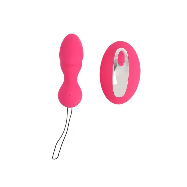 Віброяйце M-Mello Dual Play Dong Bullet, 10 см (рожевий)
