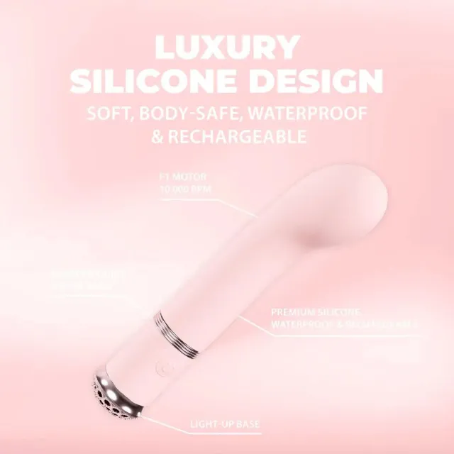 Loveline Cherie G-Spot - Wibrator, Jasnoróżowy, 14 cm