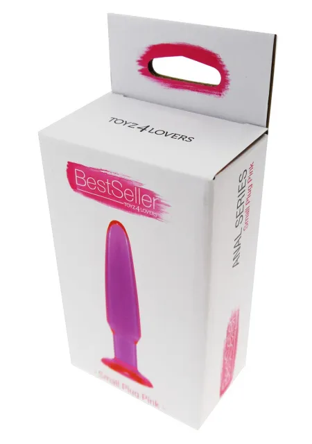 Анальная пробка Toyz4lovers Jammy Jelly Anal Small Plug, 11.5 см (розовый)
