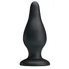 Анальна пробка Pretty Love Sturdy Silicone Anal Plug 15,4 см (чорний)