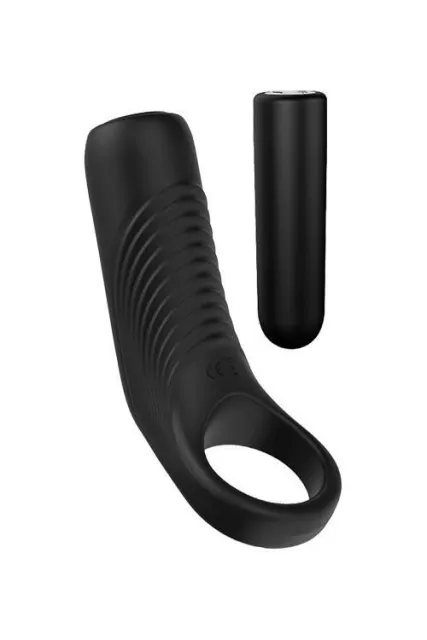 Виброкольцо Dream Toys Couples Enhancer, 9.7 см (черный)