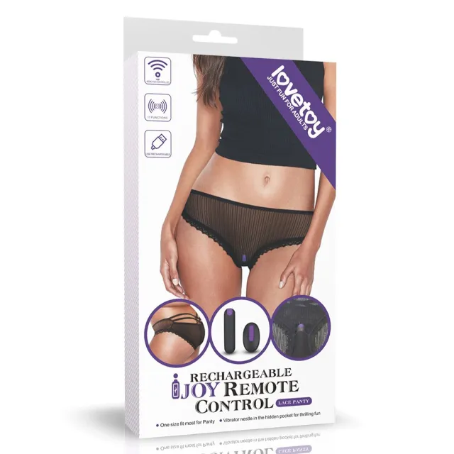 Lovetoy Ijoy - Wibrator do majtek, Fioletowy, 7.5 cm