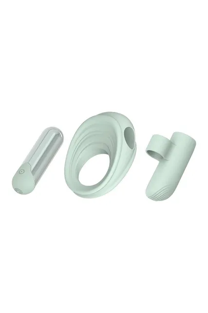 Набір секс іграшок Glam 3-in-1 Play Kit, 3 шт (бірюзовий)