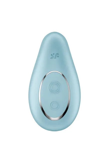 Вібратор Satisfyer Dipping Delight, 9 см (блакитний)