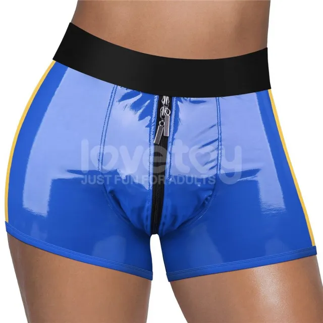 Трусики для страпона Lovetoy Chic Strap-On Shorts, 36-39 (синий)