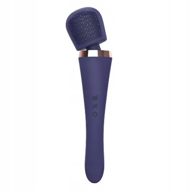 Вибромассажер Love To Love Brush Crush, 25,4 см (синий)