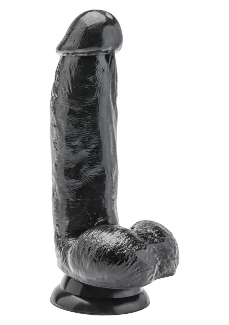 Реалистичный фаллоимитатор Get Real ToyJoy, 17 см (черный)