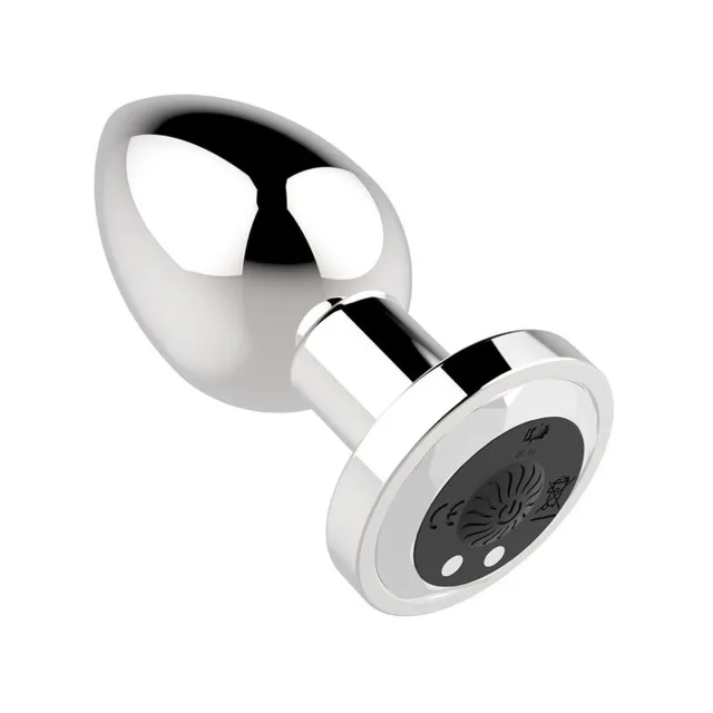 Анальная пробка B - Series Magic Rechargeable Butt Plug, 8.4 см (серебристый)