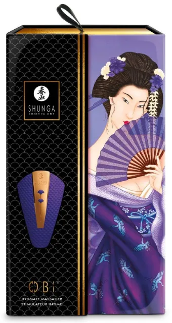 Вибратор для клитора Shunga Obi, 11,5 см (фиолетовый)