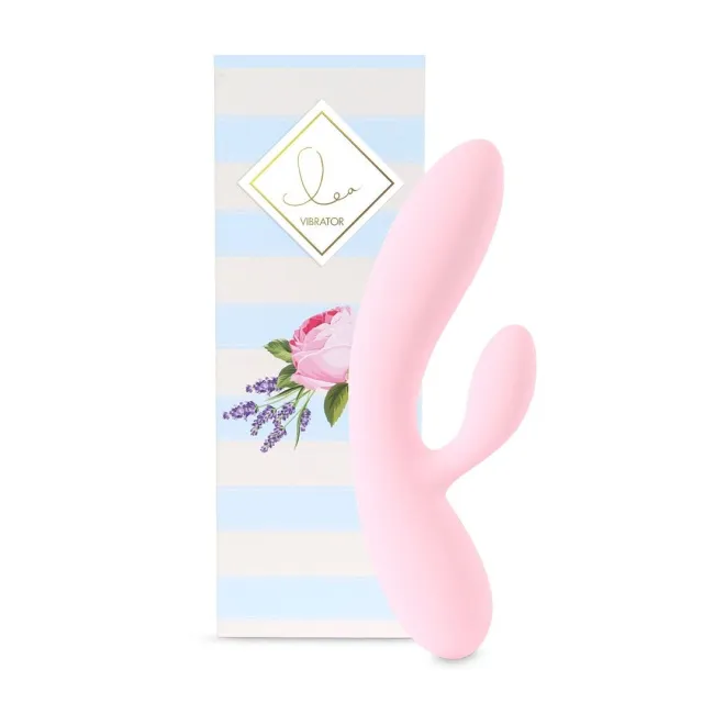 Вибратор-кролик FeelzToys Lea, 20 см (розовый)